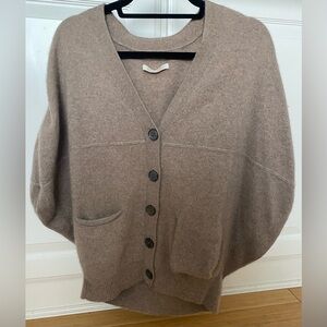 VELVET 100% CASHMERE COCOON CARDIGAN SWEATER